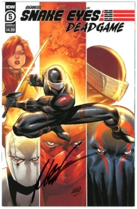 Snake Eyes Deadgame #5 Rob Liefeld Cover B (IDW, 2021) - Signed - GI Joe - COA - Picture 1 of 1