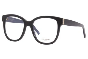 Saint Laurent SL-M97 001 Eyeglasses Women's Black Full Rim Square Shape 54mm - Picture 1 of 5