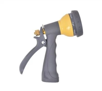 NEW Expert Gardener Heavy Duty 8 Pattern Metal Spray Watering Nozzle Hose - Image 1 of 4