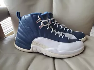 Nike Air Jordan 12 Size 8.5 Obsidian OG Original Taxi Bred Flu Vintage - Picture 1 of 16