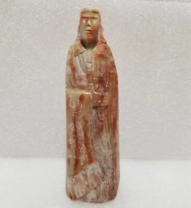 Native American Navajo Carved Alabaster Sculpture 6" Vintage stone **READ** - Picture 1 of 14