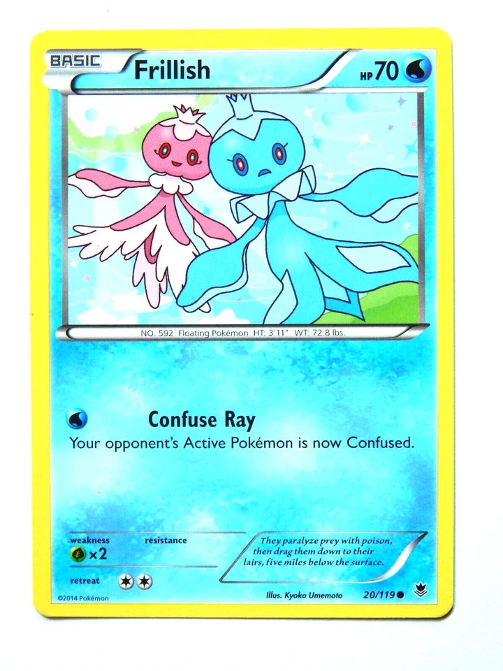 Frillish 20/119 (NM, Pokemon Card, Phantom Forces, 2014, Water, Common) - Image 1 of 1