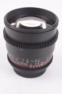 Rokinon 85mm t/1.5 AS IF II Prime Portrait Camera Lens Canon EF Mount #T-B0467 - Picture 1 of 10