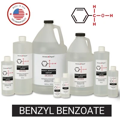 AROMA DEPOT Benzyl Benzoate USP/NF � Cas: 120-51-4 Bulk Wholesale for Cosmetic, Fragrances