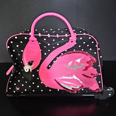 Bolsa Justice Lunares Flamenco Lentejuelas Equipaje de Mano Viaje Ruedas Iluminadas Foto 1 de 4