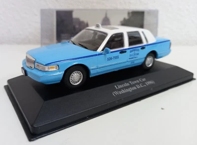 Lincoln Town Car Taxi Washington 1996 1/43 IXO Scatola Vetrina - Immagine 1 di 4