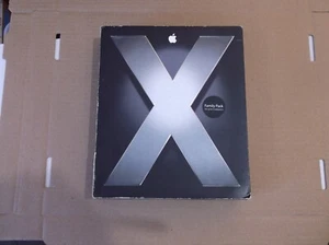Mac OS X 10.4 Tiger Family Pack in box install disc iWork '05 trial and manuals - Picture 1 of 6