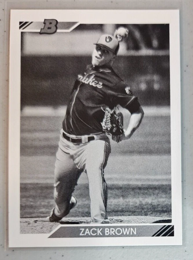 2020 Bowman Heritage Zack Brown  #BHP-34 - Milwaukee Brewers - - Image 1 of 1