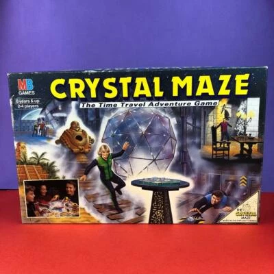 Vintage MB Crystal Maze Iconic TV Show Board Game Family Toy 1990s 100% - Image 1 of 4