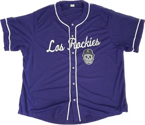 Colorado LOS ROCKIES 2021 Latin Night Authentic MLB Baseball Jersey - Picture 1 of 3