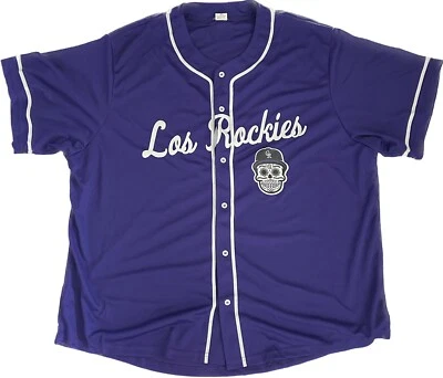 Colorado LOS ROCKIES 2021 Latin Night Authentic MLB Baseball Jersey - Image 1 of 3
