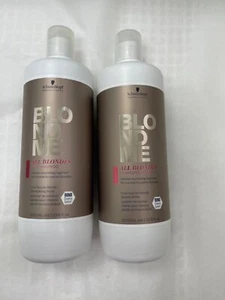 Schwarzkopf BlondMe All BLONDES Rich Shampoo + Conditioner , 33.8 oz - Picture 1 of 2