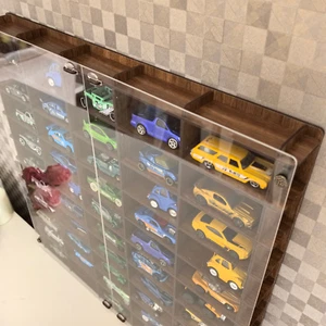 1/64 Hot Wheels,Matchbox,Diecast Compatible Display Case with acrylic Cover  - Picture 1 of 12