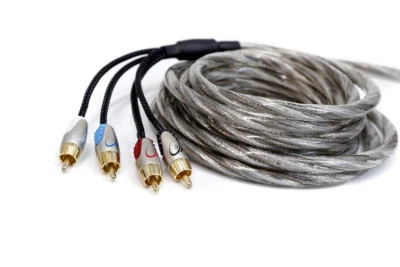 KnuKonceptz Karma v3 Twisted Coaxial 4 Channel OFC RCA Cable 13 Feet 4M - Image 1 of 3