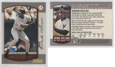 2017 Bowman 70th Anniversary Buybacks Silver Bernie Williams #2000-5