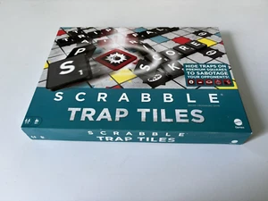Scrabble Trap Tiles Board Game Family Mattel Special Edition - Picture 1 of 6