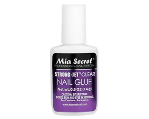 Mia Secret Strong Jet Clear Nail Glue w/ Calcium & Vitamin E 14g / 0.5 oz (335) - Picture 1 of 1