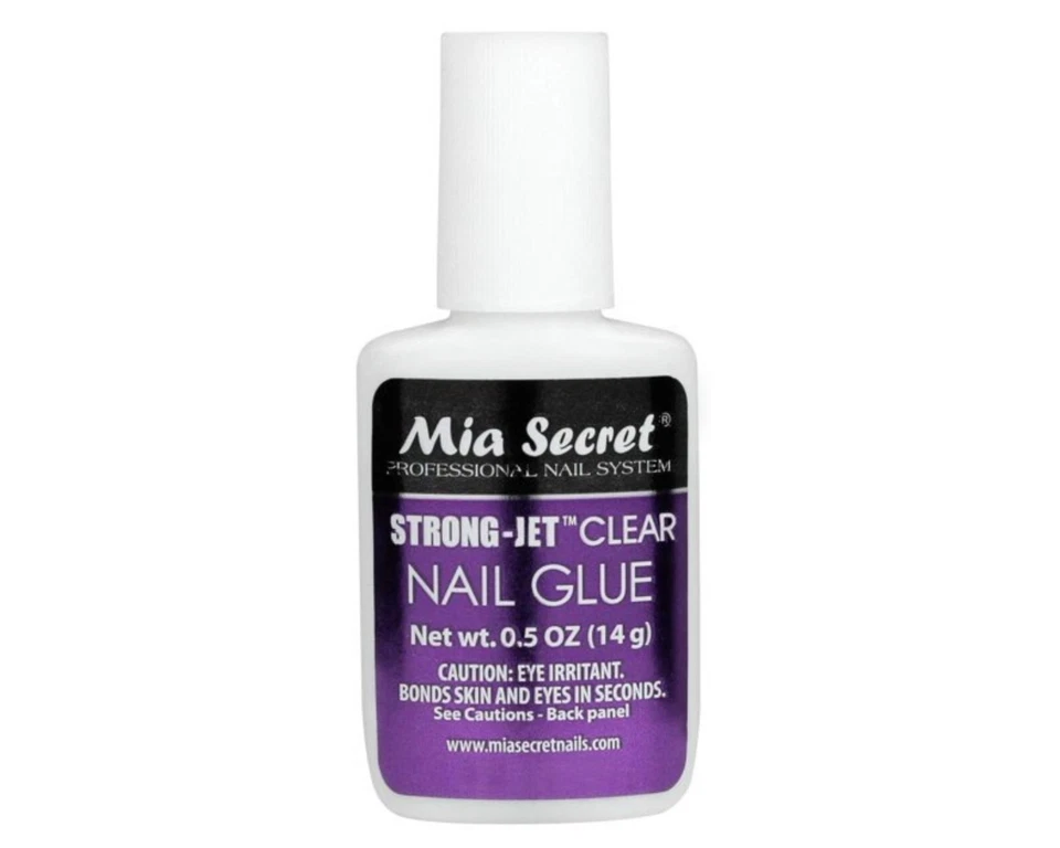 Pegamento de uñas transparente Mia Secret Strong Jet con calcio y vitamina E 14 g / 0,5 oz (335) Foto 1 de 1