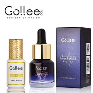 Gollee Wimpernkleber Bananenduft + Wimpernbonder raucharm langlebig wasserdicht  - Bild 1 von 12