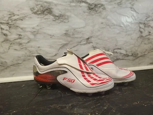 Adidas F50.9 TUNIT 663443 RARE Limited Edition Size 7.5 New White/Pink #SC1 - Picture 1 of 10