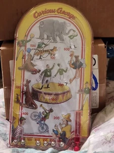 Curious George Schylling Toys Monkey Handheld Pinball Game Excellent Condition - Picture 1 of 2