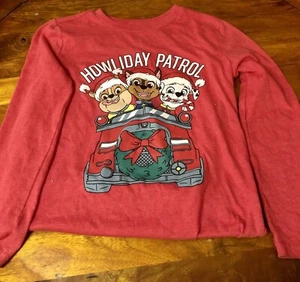 Boys Christmas Paw Patrol Long Sleeve Tee (Size 7) by Jumping Beans - Picture 1 of 3