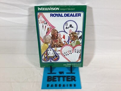 Royal Dealer (Mattel Intellivision 1982) sealed~ CIB Complete - Image 1 of 4