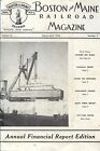 Boston And Maine Railroad Magazine March-April 1956 With Annual Financial Report
