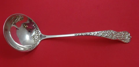 Rococo by Dominick and Haff Sterling Silver Soup Ladle 12" Cover