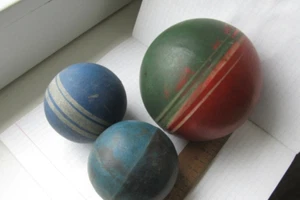 Vintage collectible Children's Toy Three rubber balls 60-70s USSR (269) - Picture 1 of 5