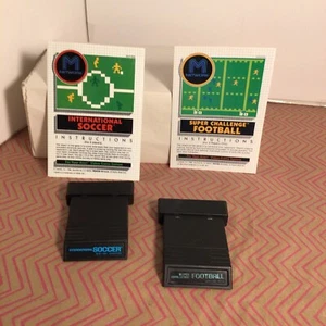 Lotto Manuale Gioco Vintage Calcio E Calcio Atari 2600 Testato Lavoro - Foto 1 di 9
