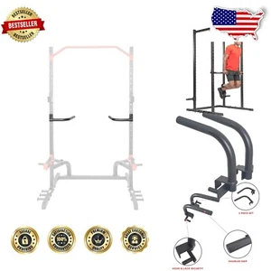 Versatile Dip Bar and Adjustable Attachments for Power Squat Rack Systems - Picture 1 of 12