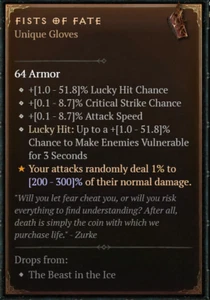 DIABLO 4🔥NUEVA TEMPORADA🔥Fists of Fate - Imagen 1 de 1