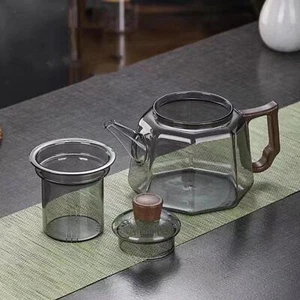 Loose Leaf Tea Maker Party Stovetop Thickened Home Borosilicate Tea Kettle - Bild 1 von 6