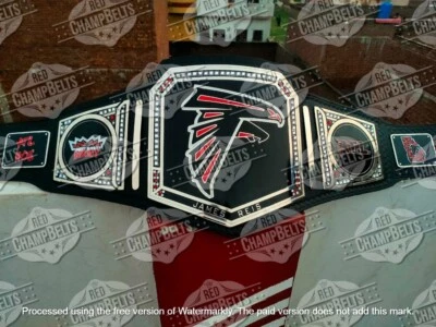Atlanta Falcons NFL Championship Belt Adult Size 2mm Brass - Image 1 of 4