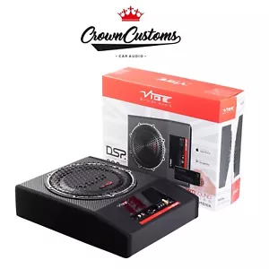 VIBE 10" COMPACT ACTIVE BASS ENCLOSURE + DSP AND APP OPTISOUNDAUTO10-V4 - Picture 1 of 15