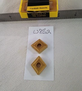 4 NEW CNMG 543 CARBIDE INSERTS. GRADE: C5. TIN COATED. GENERAL PURPOSE (U862) - Picture 1 of 1