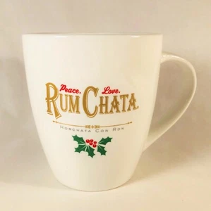 Large Rum Chata Holiday Mug Holly Berries Collectible Barware - Picture 1 of 4