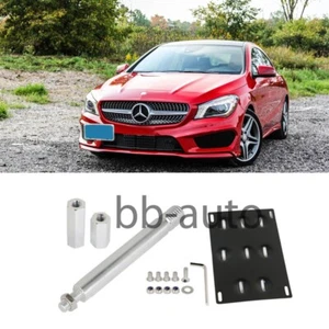Front Bumper Tow Hook License Plate Mounting Bracket Holder For Mercedes CLA 250 - Bild 1 von 5