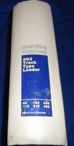 CAT CATERPILLAR 963 TRACK TYPE LOADER SHOP REPAIR SERVICE MANUAL BOOK - Picture 1 of 8