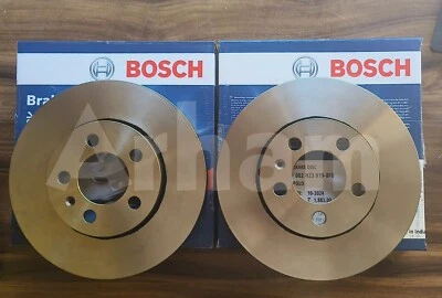 New Bosch Front Brake Disc Set of Two for Volkswagen, Skoda, Audi, Seat - Image 1 of 4