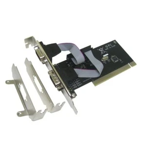 PCI zu Seriell Port Karte COM RS-232 2 9-pin Gerät PCI Erweiterungskarte PCI Com - Bild 1 von 4