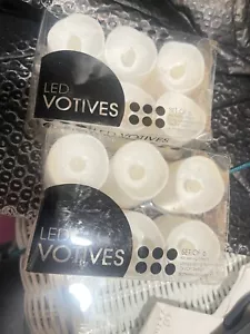 12Pc Flameless LED Tealight Candles Battery Operated Flickering Votive Candles5C - Picture 1 of 2
