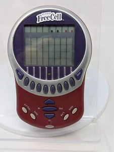 Radica Big Screen Freecell Solitaire Handheld Travel Game BACK LIGHT - TESTED - Picture 1 of 9