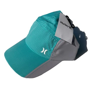 Hurley Hat Womens Blue Grey Adjustable W Terra Sprinter Running Outdoors Panel - Picture 1 of 8