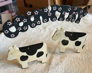 Hanging Country cow mobile - Picture 1 of 3