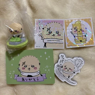 Chikawa Otter Magnet Seal Card Vignette Friends 3 Unopened Duty Paid or Reimburs - Image 1 of 2