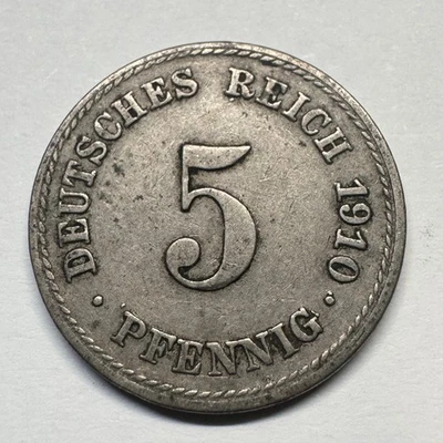 1910 Germany 5 Pfennig - Coin #C-044 - Image 1 of 2