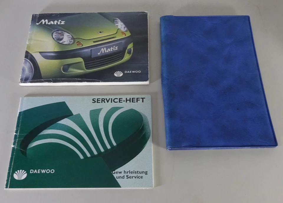 Cartella Portadocumenti + Manuale Operativo / Guida Daewoo Matiz Stato 01/2003 - Immagine 1 di 1