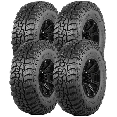 (QTY 4) LT315/75R16 Mickey Thompson Baja Boss M/T 127/124Q LRE Black Wall Tires - Image 1 of 4
